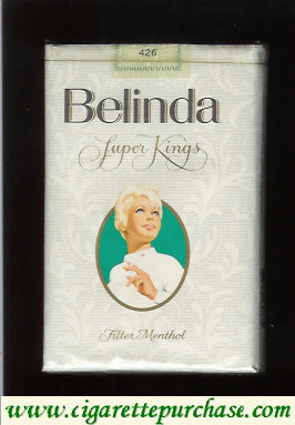 Belinda Menthol super king cigarettes 100s soft box